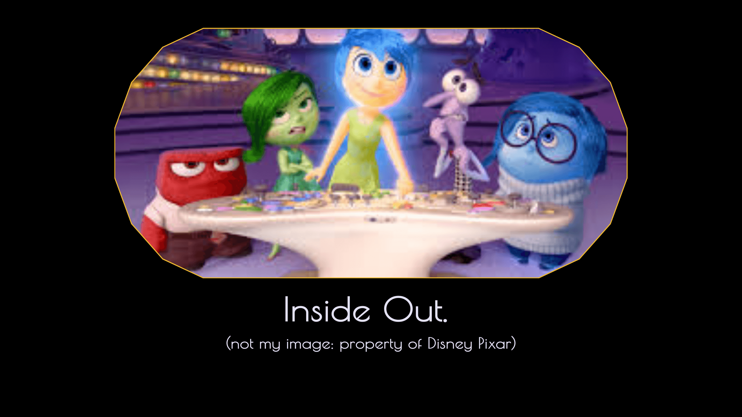 A scene from Inside Out about controlling emotions