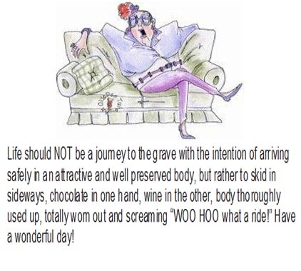 old flamboyant lady having enjoyed life fully